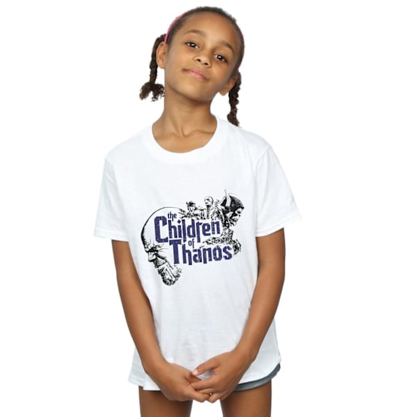 Marvel Girls Avengers Infinity War Children Of Thanos Bomulls T-skjorte Hvit 12-13 År