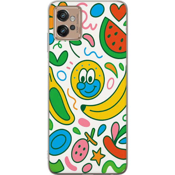 Motorola Moto G32 Läpinäkyvä Kuori Butterfly Veil