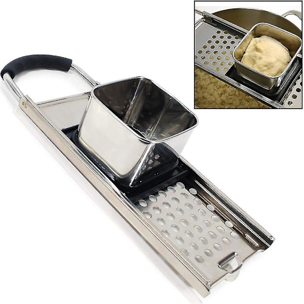 Premium Grade Rostfritt Stål Spaetzle Maker Med Komfortgrepphandtag