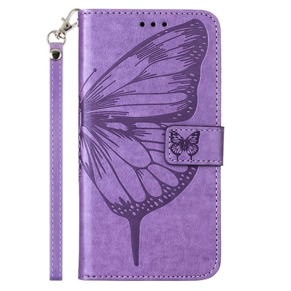 iPhone 14 Pro Max Cover Sommerfugl Tryk Lilla