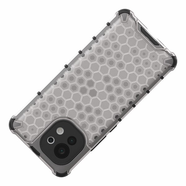 Xiaomi Mi 11 - Armor Honeycomb Tekstur Deksel - Hvit Hvit