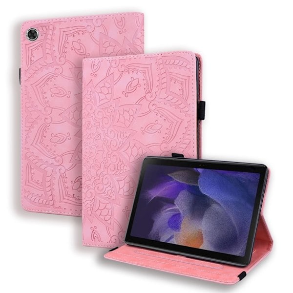 Samsung Galaxy Tab A8 10.5 (2021) Kotelo Painettu Kukka Ruusukulta