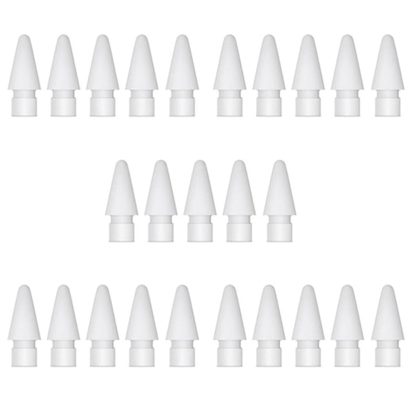 25 stk. reservepennespiss for 1. og 2. generasjon for Pro-stylus trykkpenn