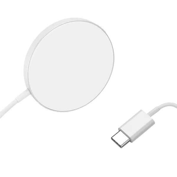 MagSafe-lader - BWOO - iPhone - 15W - USB-C-kabel 1m - Hvit Vit