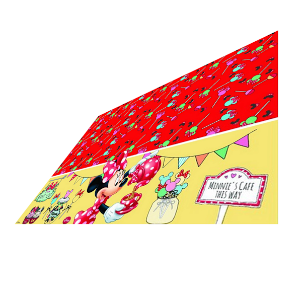 Disney Plast Café Minnie Mus Festduk En Størrelse Flerfarget Multicoloured One Size