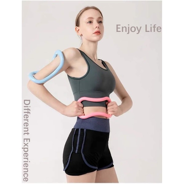 Jooga Pilates Reisilihasten Kiinteyttäjä ja Rengas - 2 kpl, Rintalihasten Kiinteyttäjä Lihasten Rakentaja Jalka- ja Reisilaitteet, Käsivarsiharjoittelu Jalkaliike, Paranna Virtsarakon Hallintaharjoitusta