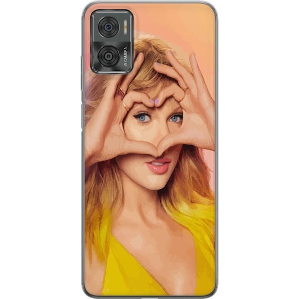 Motorola Moto E22i Läpinäkyvä Kuori Taylor Swift