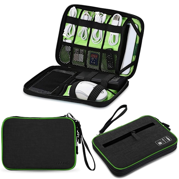 Elektronisk arrangør Reise Gadget Bag for Digitalkamera Elektronikk Tilbehør USB-kabel og Husholdningsartikler Oppbevaring