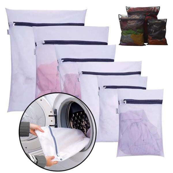 5 Laundry Bags in Various Sizes - Efficient Sorting