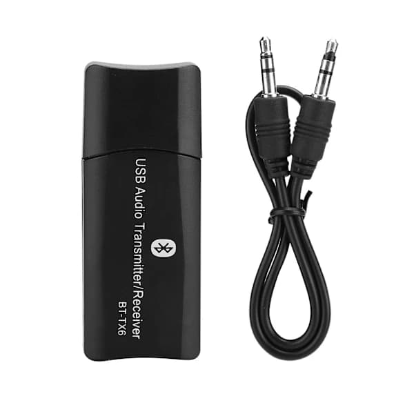 2-i-1 Bluetooth 5.0 USB Trådløs Lydsender Mottaker for PC TV Projektor Forsterker Bil[co]