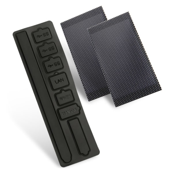 Støvbeskyttelsessæt til Xbox Series X - Støvdæksler, Netfiltre, Jack Stopper Kit