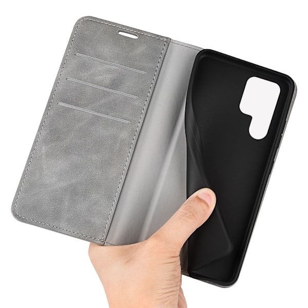 Samsung Galaxy S23 Ultra Flip Cover Touch Grå