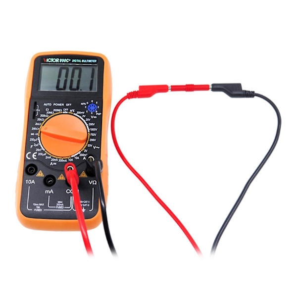 4mm stabelbare farverige banan til banan stik testledning probe ledning kabel