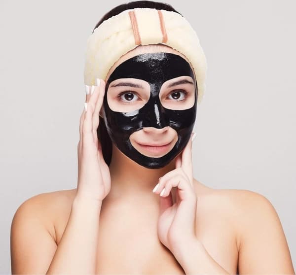 Koralfløjl Spa Hårbånd, Elastisk Hårbånd til Ansigtsmakeup, Pink & Råhvid, 1 Styk Sæt