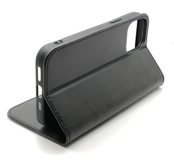 Pungcover Premium iPhone 12 / 12 Pro - flere farver Svart black