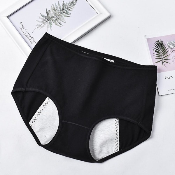 3-pack Dammodeunderkläder i Bomull, Andningsbara Menstrosor XL