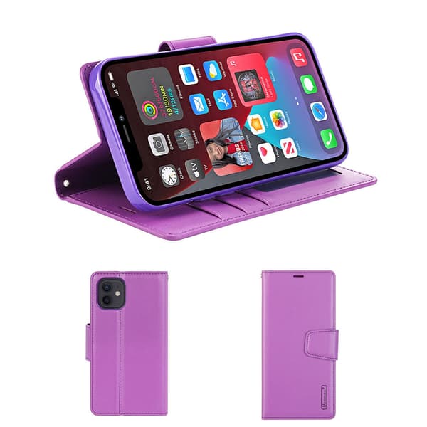 HANMAN Lompakkokotelo - iPhone 12 Roséguld