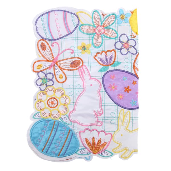 Girly Style Hand-Woven Embroidered Placemat Tablecloth for Table Decoration