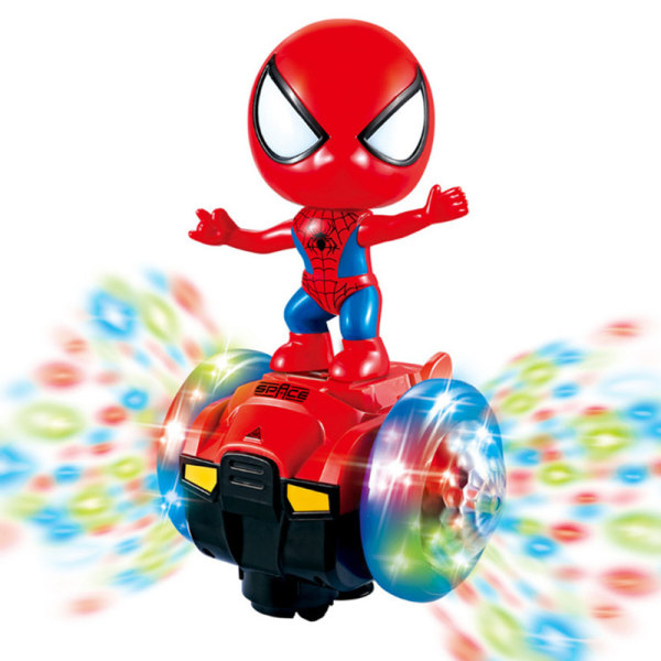 Dansande Spider-man Robotleksaker, Spin Robot Interactive Toy Car