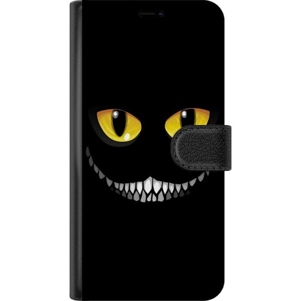 Samsung Galaxy A50 Lompakkokotelo Eyes In The Dark Black