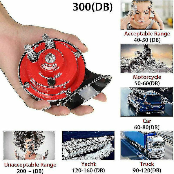 2x 300db Ilmasirähti Autotorvi 12v Kuorma-auto Maastoauto Suv Rv Juna Kuorma-auto Vene Kova Matkailuauto