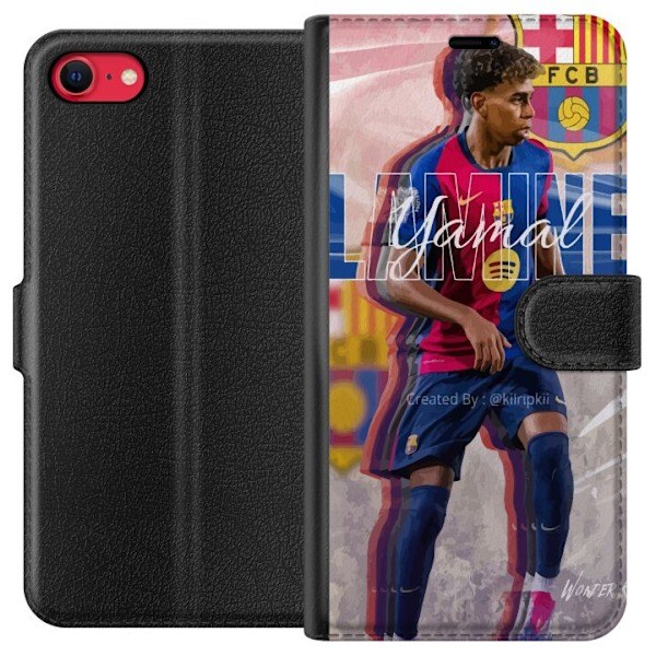 Apple iPhone 8 Wallet Case Lamine Yamal FCB