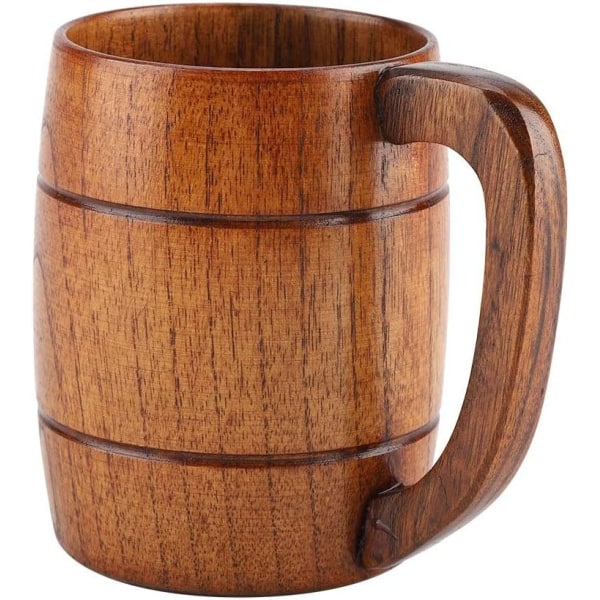 Ölglas i naturligt trä, te kaffekopp, 10,5*8 cm 1 st