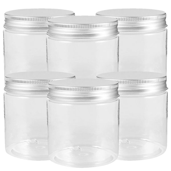 6 st Glas Terrarium Lock Mini Konserveringsburkar Förvaringsburkar Syltburkar Marmeladburkar Provburkar Blandade Färger