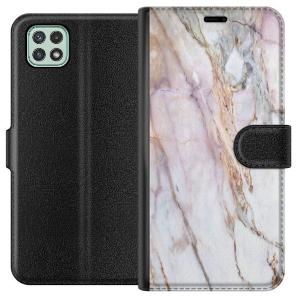 Samsung Galaxy A22 5G Pung Etui Marmor