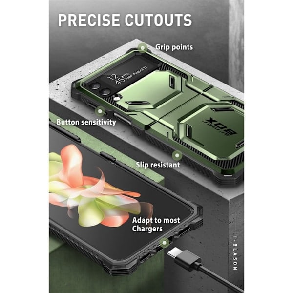 Supcase Galaxy Z Flip 4 Kuori Iblsn ArmorBox Guldan
