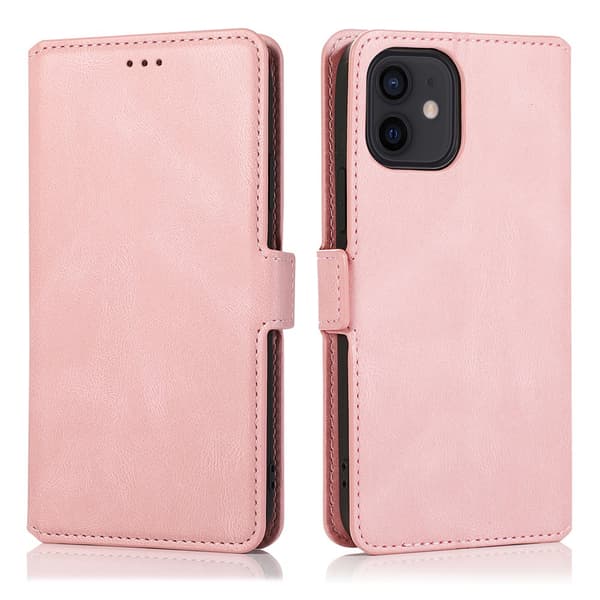 iPhone 12 - Stilig Floveme Lommebokdeksel Mörkblå