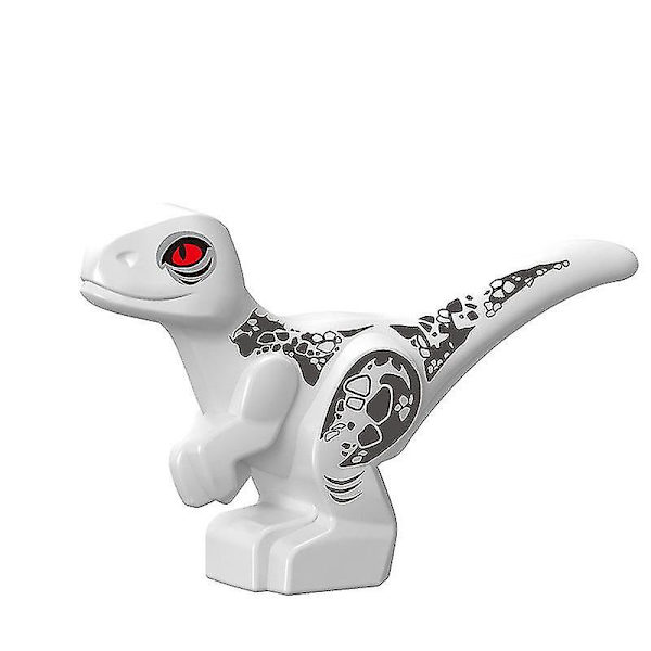 Jurassic Dinosaur Byggstenar Delar Baby Dinosaur Tyrannosaurus Velociraptor Barnleksaker