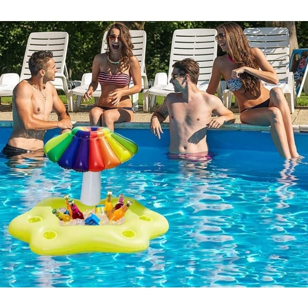 Floating Pool Bar, Adult Pool Float, Inflatable Pool Bar, Buoy Bar, 95x55x65cm