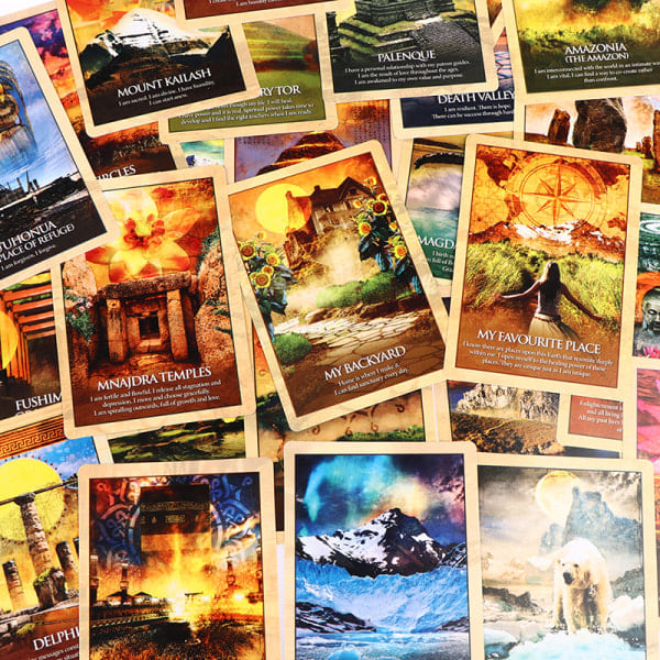 Earth Power Oracle -kortit Tarot Ennustus Ennustaminen Pakka Viihde Monivärinen yksi koko