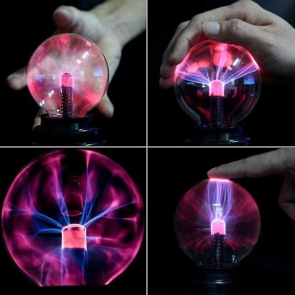 Ysdsy plasmaballer / plasmalampor / plasmalampor, plasma tåke lynkuler, berøringsfølsomme