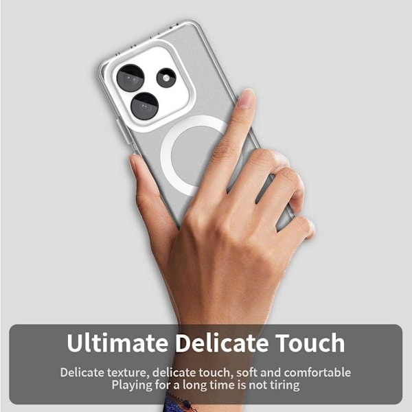 Xiaomi Redmi Note 14 5G Skal MagSafe Matt Hybrid Vit