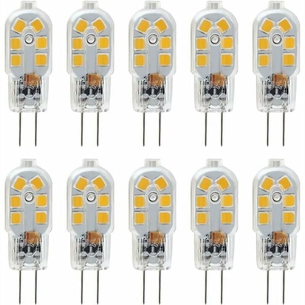 12V G4 LED-pære, 1W tilsvarende 10W halogenpære, 200LM flimmerfri