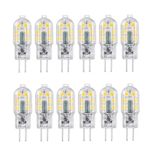 Tomshine G4 LED-pærer 12-pakning varmhvit[CO]