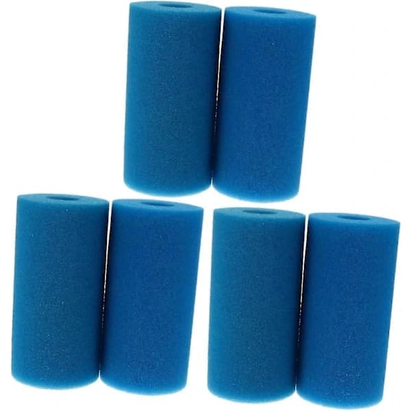 6 stk. Poolfilter Bomullsfoamfilter Poolpumpefilter Skumsvamp for Poolfilter Rengjøringssvamp for Poolfilter[co]