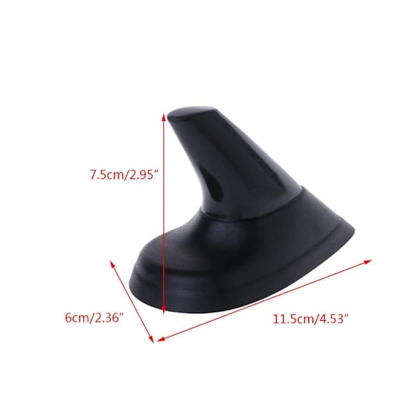 1 stk svart universell bil dummy haifinneformet antenne for SAAB[co]