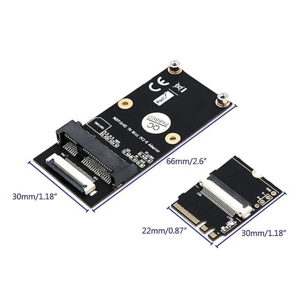 Flad forlængerkabel M.2 Wifi A/e/a+e Key Ngff Adapter Med Ffc Kabel