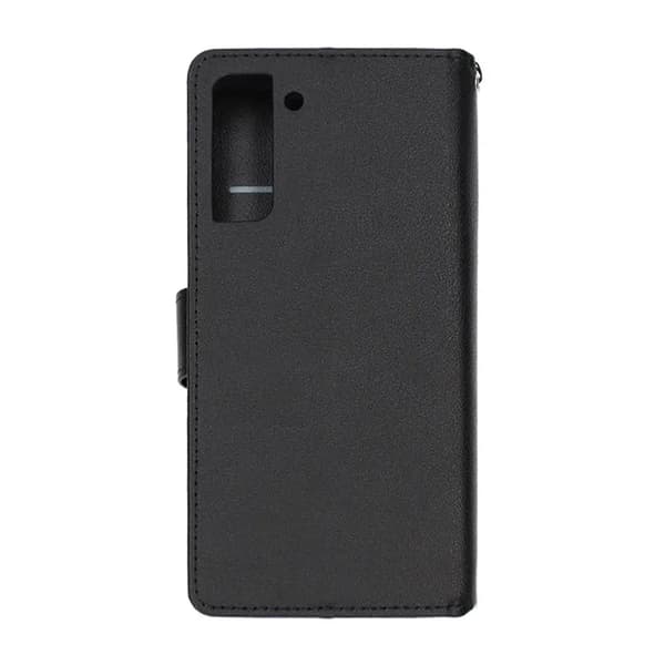 Samsung Galaxy S21 Wallet Case with Stand - Black Svart black