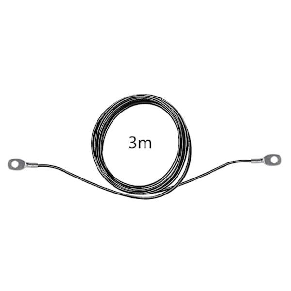 Gymkabel, Fitness Stålvajer DIY Lat Hemmagym Träningsmaskin Styrketräning 3m