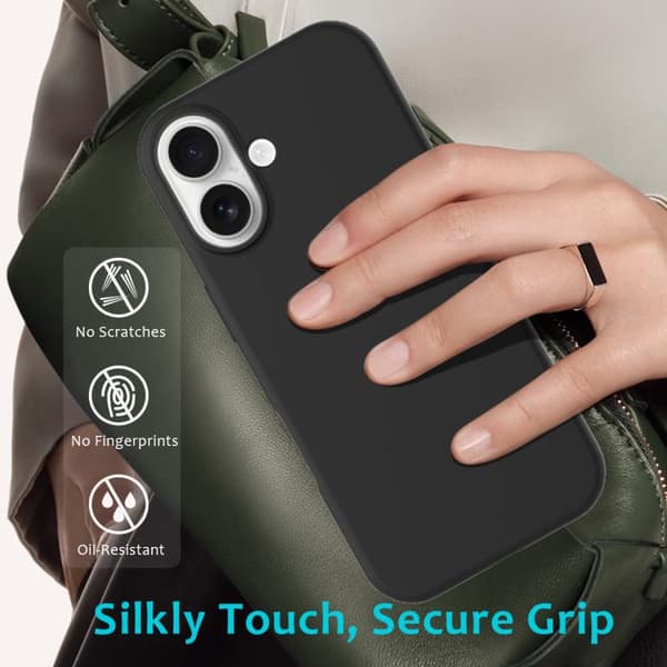 iPhone 17 Cover - Ensfarvet Silikone