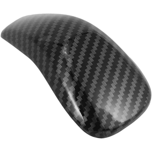 Gear Shift Knob Head Cover Dekal Interiør Bilstyling Tilbehør ABS Sort Fiber Ny til Forester 2019[co]