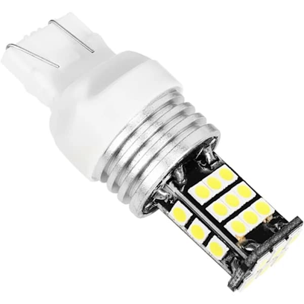 2 stk LED-lamper frontlykter 24Smd bil ryggekjøring sving dansende lamper blinklys dekoding ryggelys T20[co]