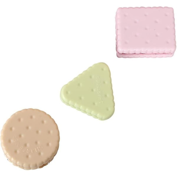 4 kpl Dummy Biscuit -terotin, lyijykynän terotin, toimistotarvikkeet (satunnainen tyyli ja väri)