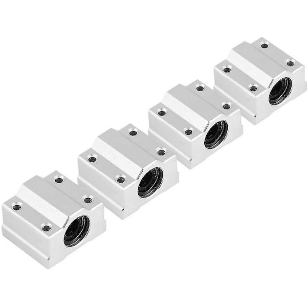 4 kpl Scs8uu lineaarinen kuulalaakeri CNC-liukulaakeri, 8 mm liukukloppi, 3D-tulostinlahjaan