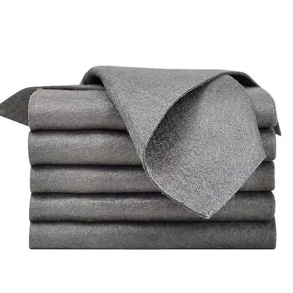 Paksunnettu taikakuituinen puhdistusliina, raidallinen taikakuituinen mikrokuitupuhdistusliina, yleismaailmalliset mikrokuitupyyhkeet, 30*30CM 5 kpl