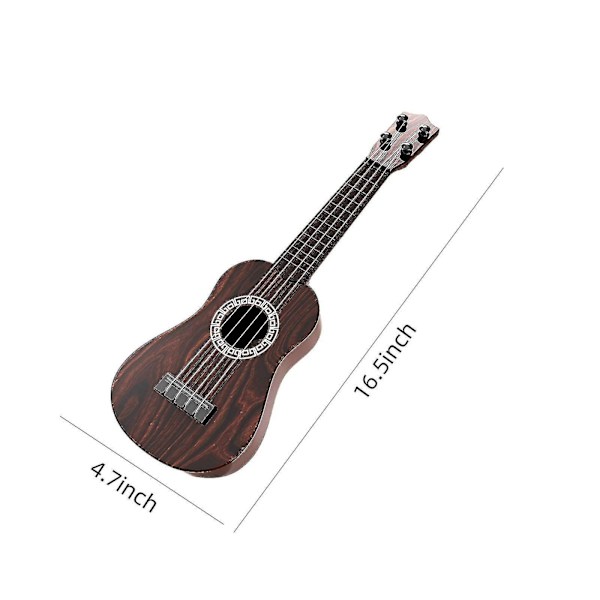 2024 Lasten kitara Ukulele Aloittelijan soitin 16 tuumaa 4 kielellä Minikitara taitojen parantamiseen Lapset Leikkivät Varhaiskasvatus